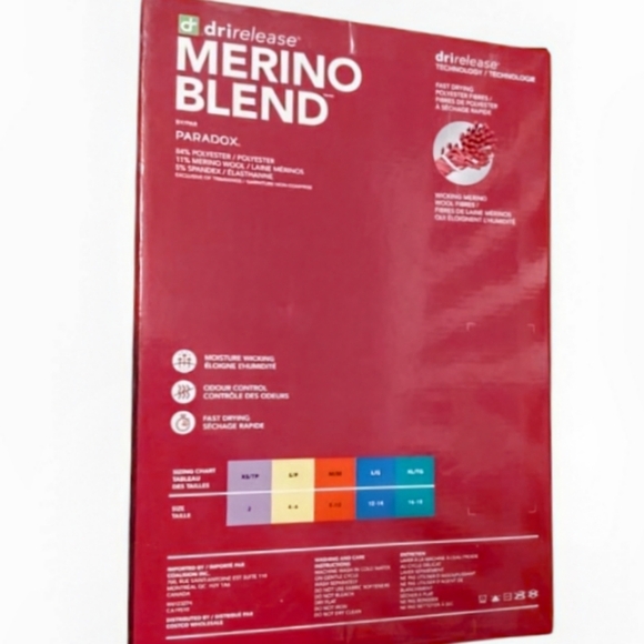 NEW Paradox Merlino Blend Base Layer Top - Picture 3 of 5